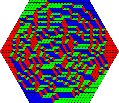 Figure 1. A surface made of squares spanning a nonplanar hexagon.