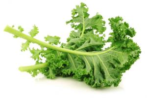 Kale: a negatively-curved vegetable.